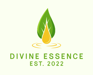 Organic Essential Oil logo design