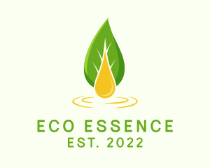 Organic Essential Oil logo design