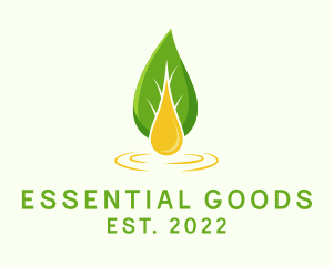 Organic Essential Oil logo design