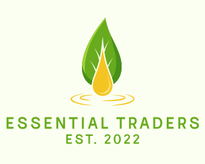 Organic Essential Oil logo design