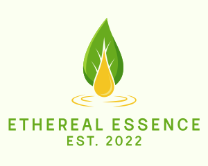 Organic Essential Oil logo design