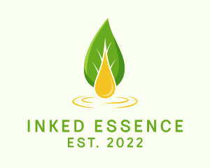 Organic Essential Oil logo design