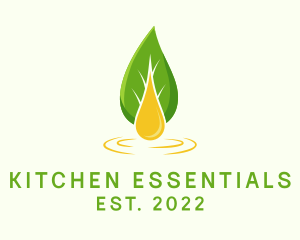 Organic Essential Oil logo design