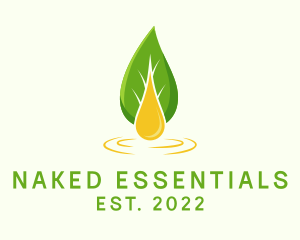 Organic Essential Oil logo design