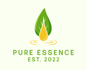 Organic Essential Oil logo design