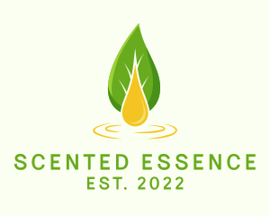 Organic Essential Oil logo design