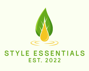 Organic Essential Oil logo design