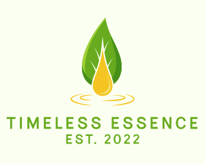 Organic Essential Oil logo design