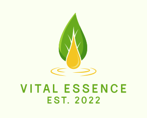 Organic Essential Oil logo design