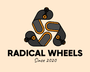 Isometric Reusable Skateboard logo