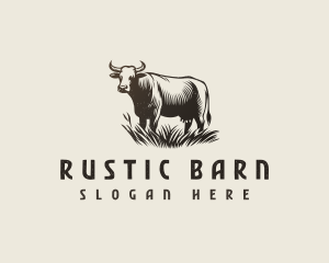 Cow Beef Barn logo design