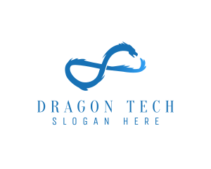 Dragon Loop Startup logo design