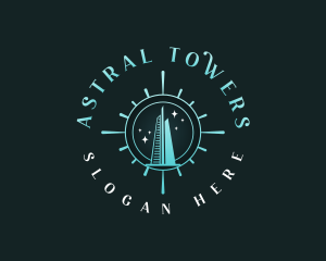 London Skyscraper Tower logo