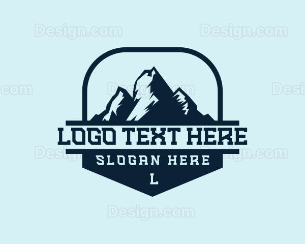 Adventure Mountain Climbing Logo