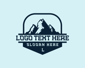 Adventure Mountain Climbing Logo