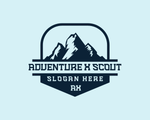 Adventure Mountain Climbing logo design