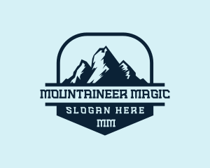 Adventure Mountain Climbing logo design