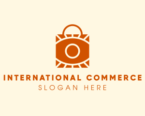 Eye Bag Shopping  logo design