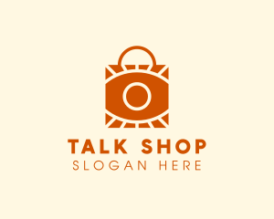 Eye Bag Shopping  logo design