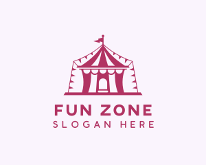 Circus Tent Playground logo design