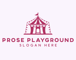 Circus Tent Playground logo design