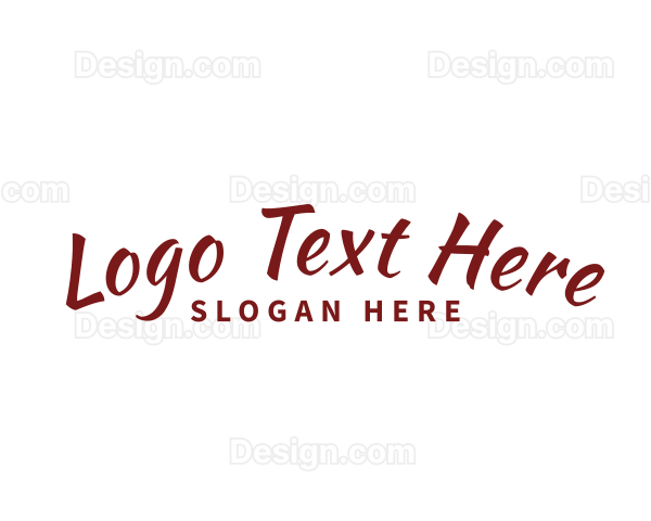 Cosmetics Store Wordmark Logo