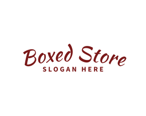 Cosmetics Store Wordmark logo design