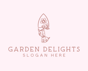 Landscaper Garden Trowel logo design