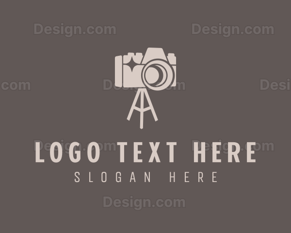 Tripod Camera Photography Logo