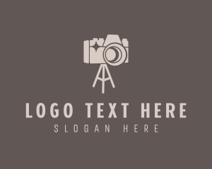 Photograph - Tripod Camera Photography logo design