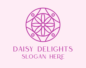 Spring Daisy Flower logo