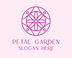 Spring Daisy Flower logo design