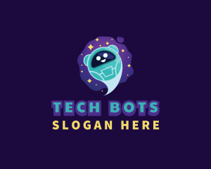 Space Robot Technology logo design