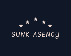 Minimalist Star Agency logo design