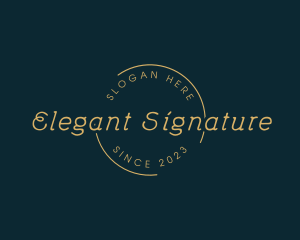 Elegant Brand Business logo design