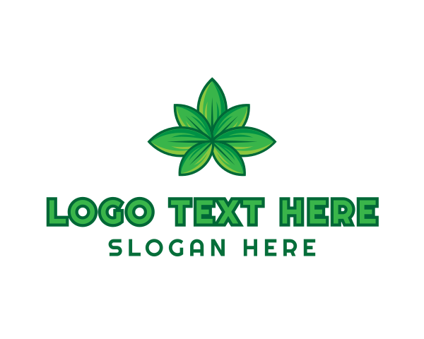 Green Leaf logo example 4