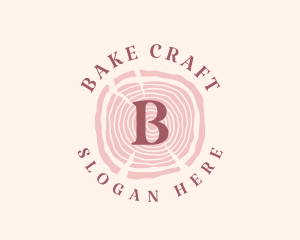 Wooden Organic Feminine Boutique logo design