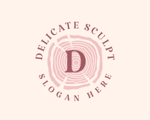 Wooden Organic Feminine Boutique logo design