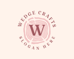 Wooden Organic Feminine Boutique logo design