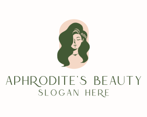 Organic Woman Beauty Babe logo design