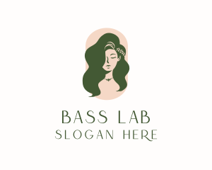 Organic Woman Beauty Babe logo design