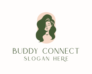 Organic Woman Beauty Babe logo design