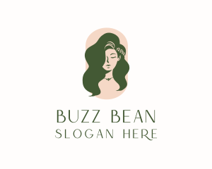 Organic Woman Beauty Babe logo design