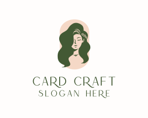 Organic Woman Beauty Babe logo design