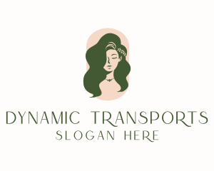 Organic Woman Beauty Babe logo design