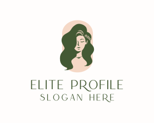 Organic Woman Beauty Babe logo design