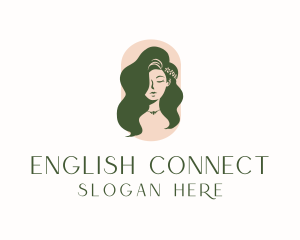 Organic Woman Beauty Babe logo design