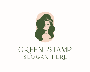 Organic Woman Beauty Babe logo design