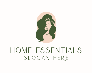 Organic Woman Beauty Babe logo design