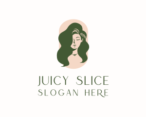 Organic Woman Beauty Babe logo design